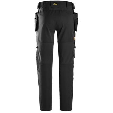 Snickers 6218 AllroundWork, Stretch Trousers Holster Pockets - Black